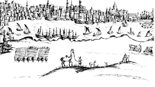 بانوراما لمدينة القاهرة ترجع لعام 1727م ، جريجوريفيتش-بارسكي - سبوتنيك عربي