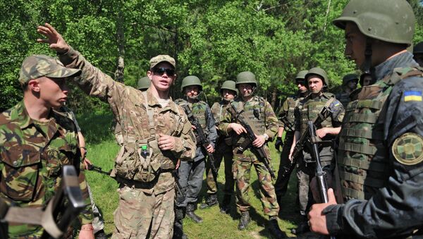 مناورات عسكرية مشتركة بين أوكرانيا والولايات المتحدة - سبوتنيك عربي