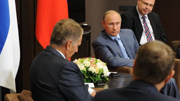 الرئيس الروسي فلاديمير بوتين يلتقي الرئيس الفنلندي ساولي نينيستي - سبوتنيك عربي