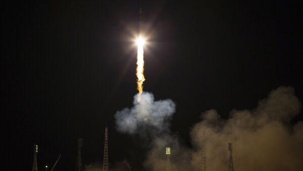 إطلاق المركبة الفضائية سويوز TMA-17M من مركز إطلاق المركبات الفضائية بايكونور - سبوتنيك عربي
