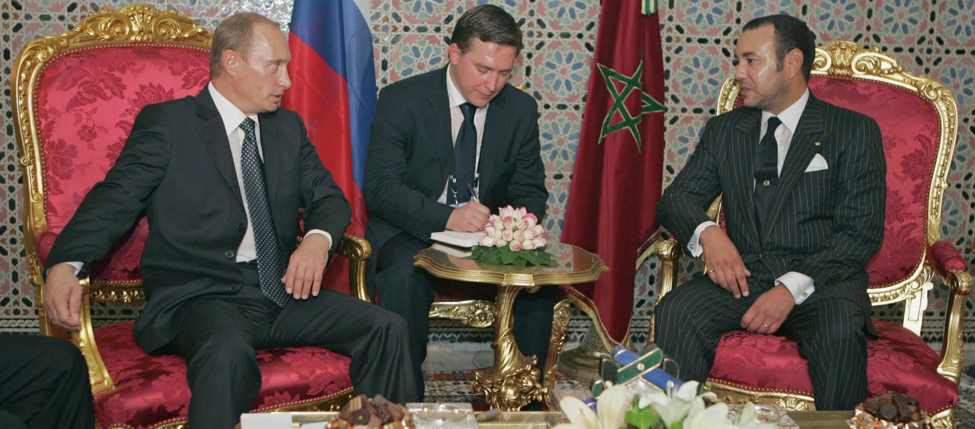 بوتين مع الملك المغربي محمد السادس - سبوتنيك عربي, 1920, 12.06.2021