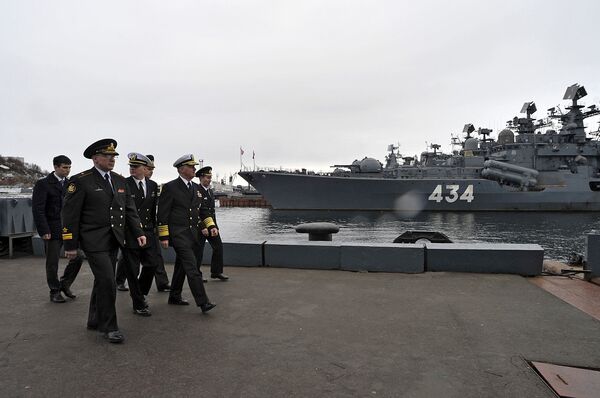 زيارة ضباط أمريكيين لميناء عسكري في سيفيرومورسك - سبوتنيك عربي