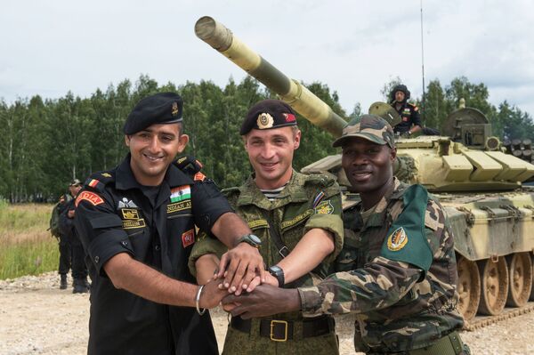 التدريب على الألعاب العسكرية الدولية – 2015، في منطقة ألابينا، ضواحي موسكو - سبوتنيك عربي