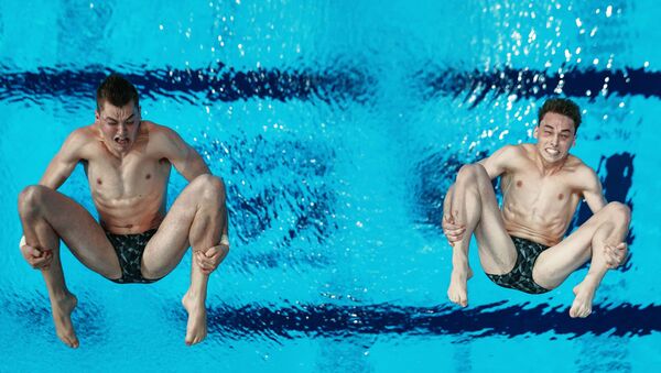 السباحين المشاركين فى الدور التمهيدى فى بطولة العالم للألعاب المائية - سبوتنيك عربي