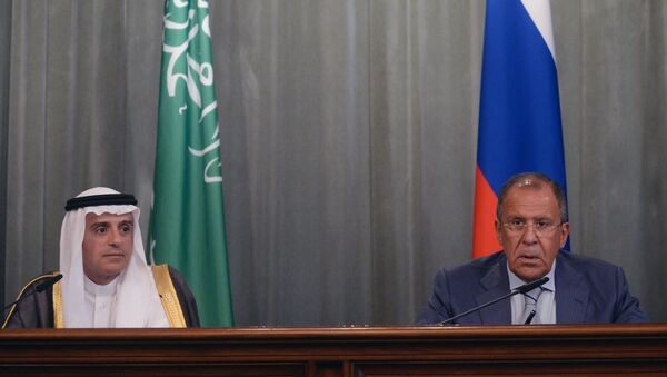 لقاء وزيري الخارجية الروسي والسعودي لافروف والجبير - سبوتنيك عربي