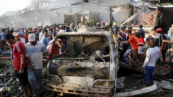 مقتل 60 وإصابة 200 في هجوم بشاحنة ملغومة في بغداد - سبوتنيك عربي