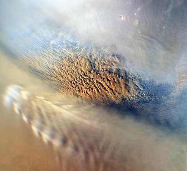 عاصفة ترابية على سطح المريخ خلال الشتاء القطبي - سبوتنيك عربي