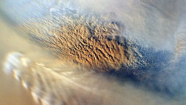 عاصفة ترابية على سطح المريخ خلال الشتاء القطبي - سبوتنيك عربي