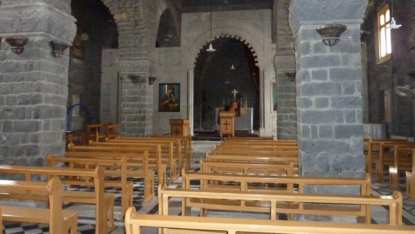 صورة أرشيفية لكنيسة أم الزنار في مدينة حمص السورية - سبوتنيك عربي