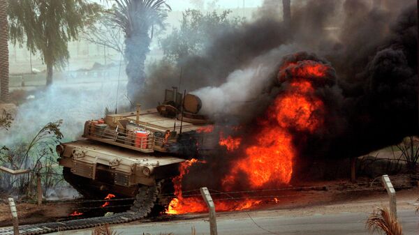 دبابة أبرامز الأمريكية  - سبوتنيك عربي