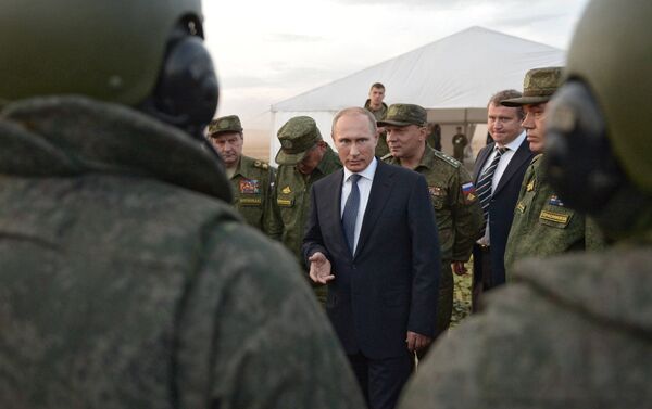 الرئيس بوتين مع جنوده - سبوتنيك عربي