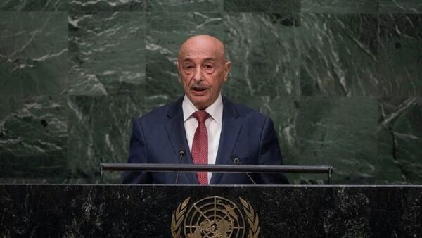 رئيس مجلس النواب الليبى المستشار عقيلة صالح‏ - سبوتنيك عربي