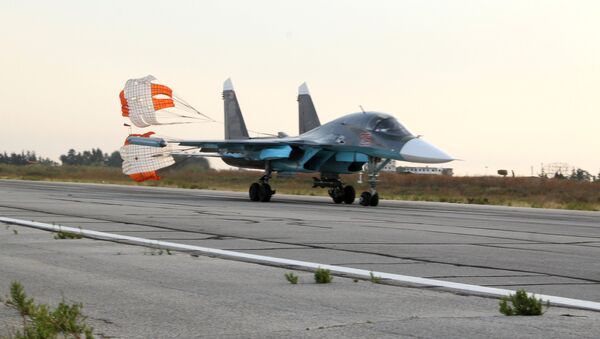 طائرة عسكرية روسية في سوريا - سبوتنيك عربي