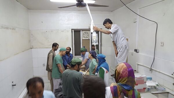 مستشفى الطوارئ في قندز بعد القصف الامريكي - سبوتنيك عربي