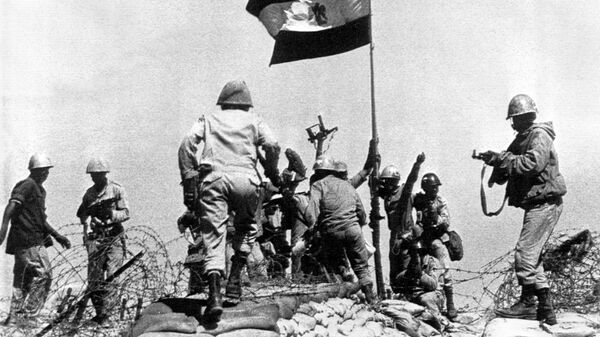 الجيش المصري يرفع راية النصر - سبوتنيك عربي