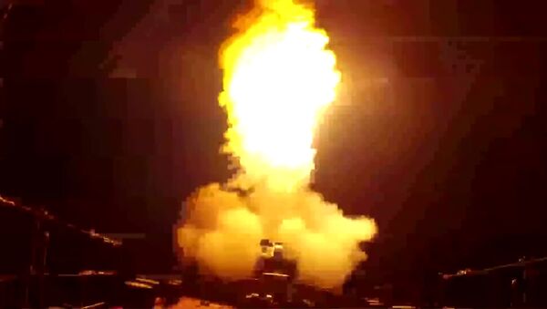 أسطول بحر قزوين يطلق صواريخ على مواقع داعش في سوريا - سبوتنيك عربي