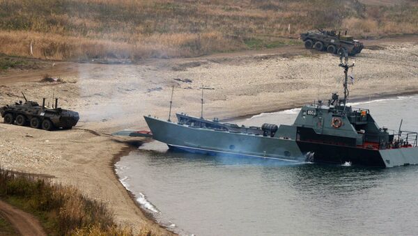 تدريبات مشاة البحرىة الروسية - سبوتنيك عربي