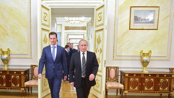 لقاء الرئيسين بوتين والأسد - سبوتنيك عربي