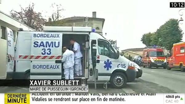 فرنسا ...حادث اصطدام شاحنة بحافلة ركاب - سبوتنيك عربي