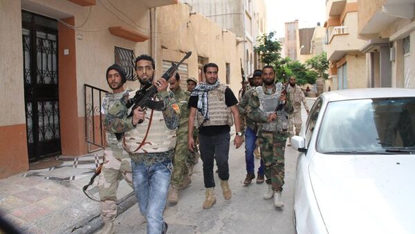 الجيش الليبي في شوارع بنغازي - سبوتنيك عربي