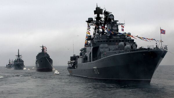سفن الأسطول الروسي في المحيط الهادئ - سبوتنيك عربي