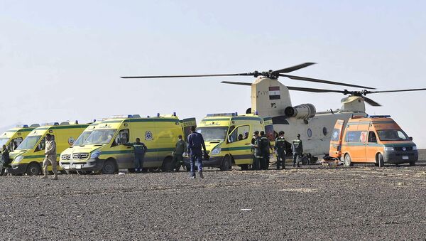 نقل جثامين ضحايا حادث تحطم الطائرة الروسية في سيناء - سبوتنيك عربي