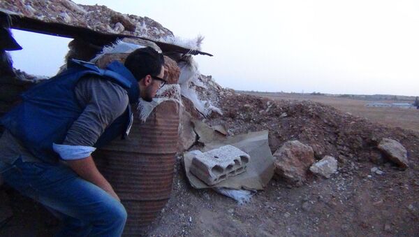 مراسل سبوتنيك على خطوط النار في سورية - سبوتنيك عربي