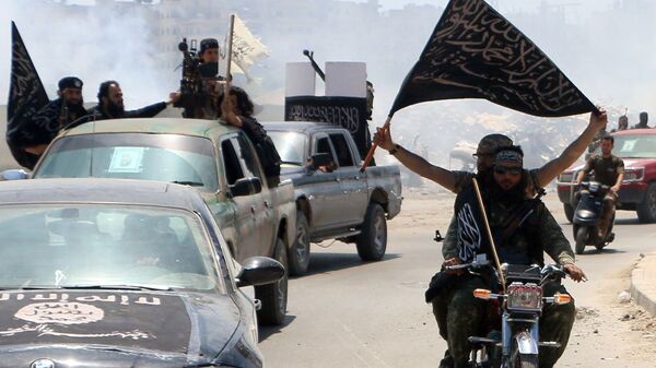 مسلحون من تنظيم القاعدة - سبوتنيك عربي