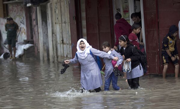 فيضانات في غزة - سبوتنيك عربي