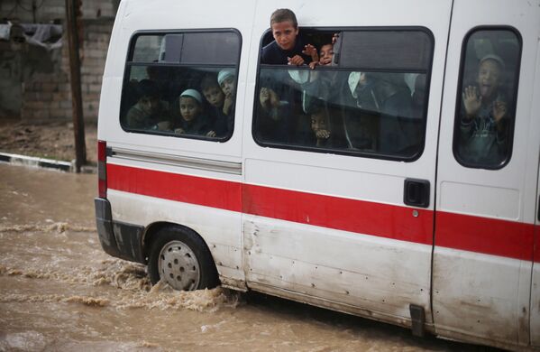 فيضانات في غزة - سبوتنيك عربي