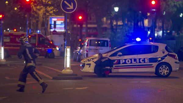 الشرطة الفرنسية عقب الهجوم الارهابي - سبوتنيك عربي