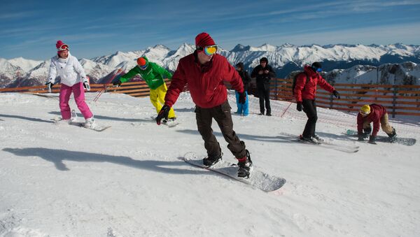 إفتتاح موسم التزلج على الثلج في في سوتشي - سبوتنيك عربي