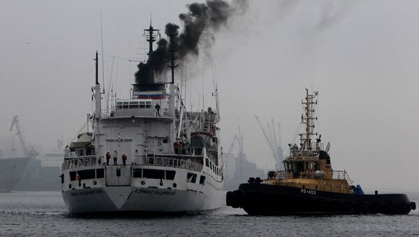 السفينة الحربية الروسية أدميرال فلاديميرسكي - سبوتنيك عربي