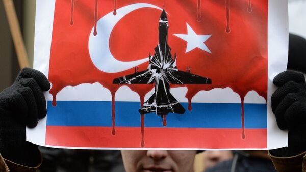 مظاهرات في موسكو ضد تركيا - سبوتنيك عربي