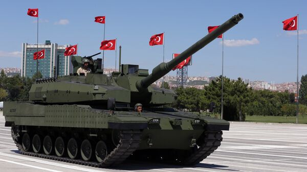 صورة أرشيفية لدبابة تركية - سبوتنيك عربي
