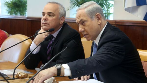 وزير الطاقة الإسرائيلى يوفال شتاينتس ورئيس الحكومة نتنياهو - سبوتنيك عربي
