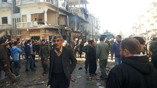 تفجيرات بحي الزهراء وسط مدينة حمص السورية - سبوتنيك عربي