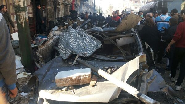 تفجيرات بحي الزهراء وسط مدينة حمص السورية - سبوتنيك عربي