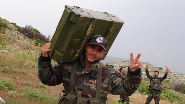 الجيش السوري قرب سلمى - سبوتنيك عربي