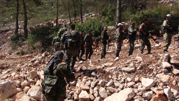 الجيش السوري قرب سلمى - سبوتنيك عربي