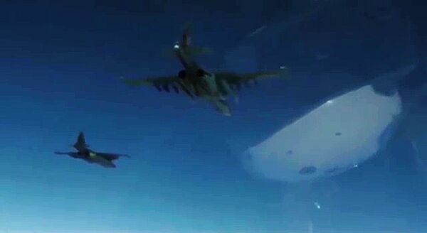 لأول مرة طائرات ميغ-29 السورية تحمي الطائرات الروسية سو-25 - سبوتنيك عربي