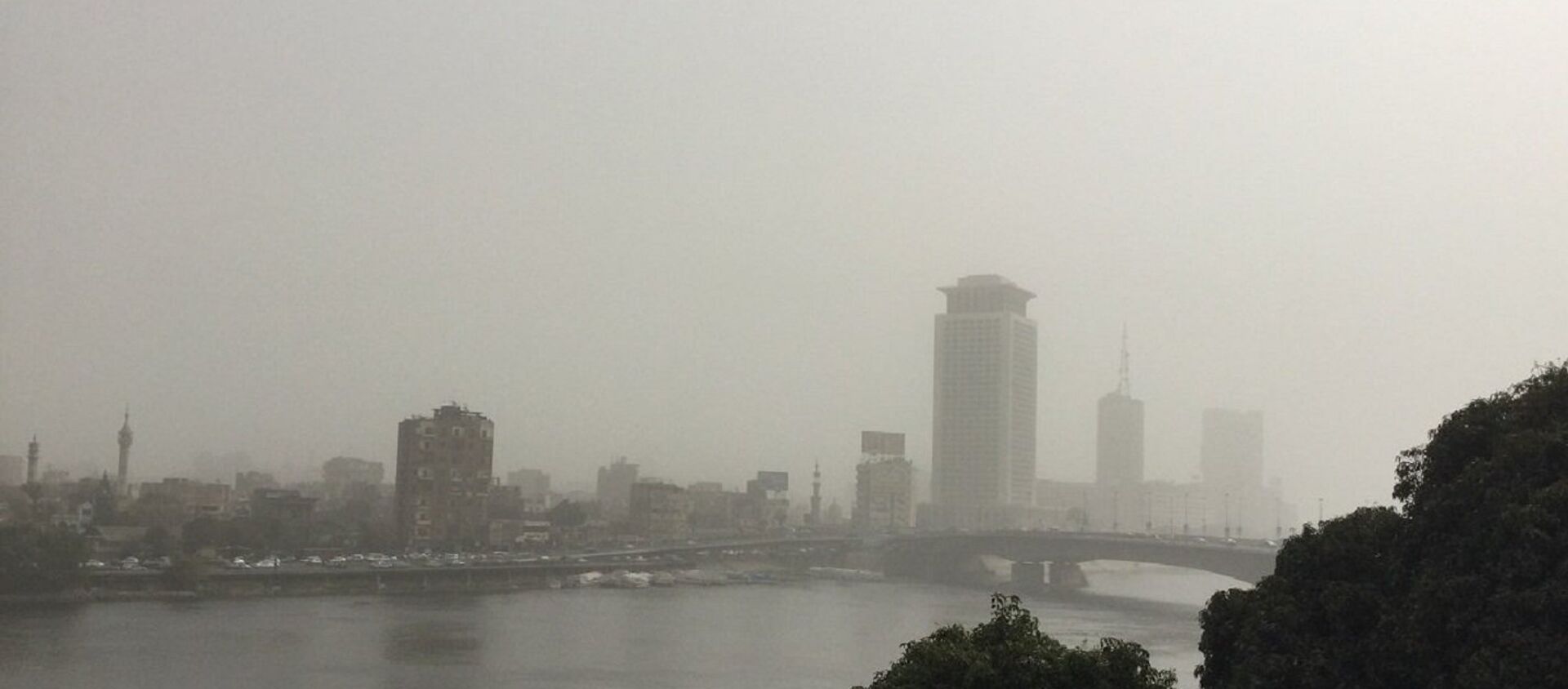 عاصفة ترابية فى القاهرة - سبوتنيك عربي, 1920, 18.01.2016