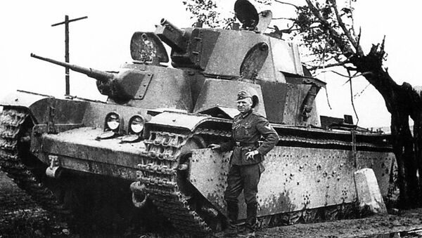 دبابة ستالين الاسطورية تي - 35 - سبوتنيك عربي