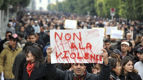 احتجاجات في تونس - سبوتنيك عربي