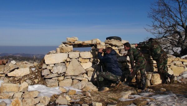وحدات الجيش السوري في ريف اللاذقية - سبوتنيك عربي