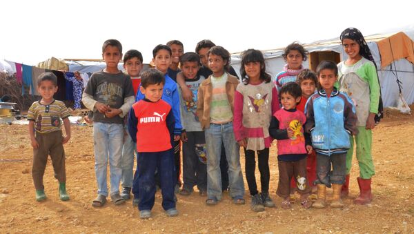 مخيم للاجئين السوريين في البقاع - سبوتنيك عربي