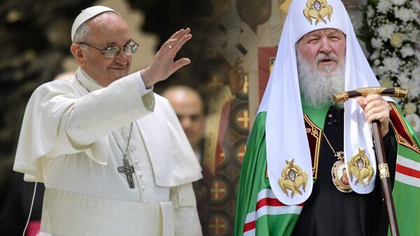 البابا فرانسيس وبطريرك موسكو كيريل - سبوتنيك عربي