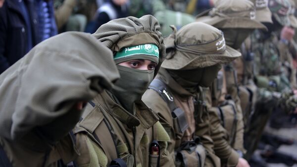 فلسطين وحركة الجناح العسكري لعز الدين القسام حماس - سبوتنيك عربي