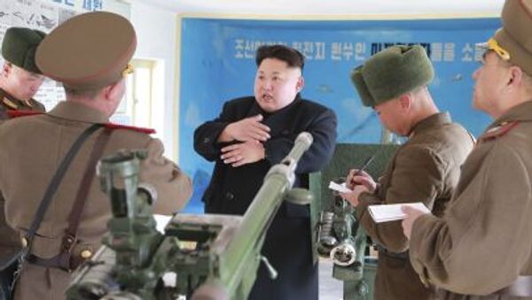 الرئيس الكوري الشمالي يزور إحدى وحدات الجيش الشعبي الكوري - سبوتنيك عربي