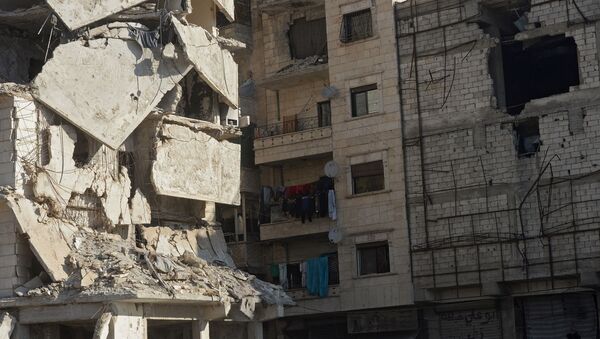 بناية مدمرة في حلب - سبوتنيك عربي